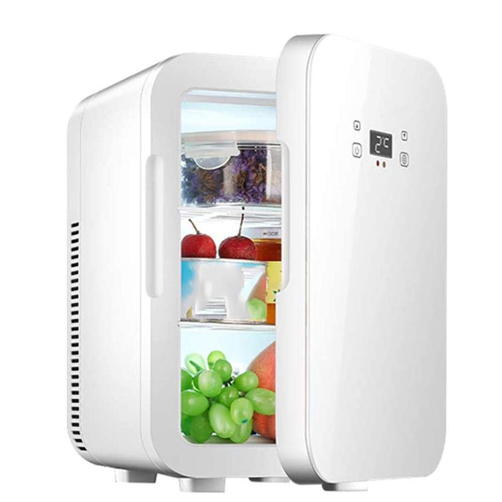 ZLM Frigorifero per Auto Mini Frigorifero Frigorifero 12L Mini frigo Frigorifero e riscaldatore, Sistema termoelettrico Alimentato CA/CC Dispositivo di Raffreddamento e riscaldatore