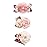 Flower Hair Clips Set-Cherrboll 3pcs Floral Hair Bow Accessories for Baby Girl Toddles Teen Gifts