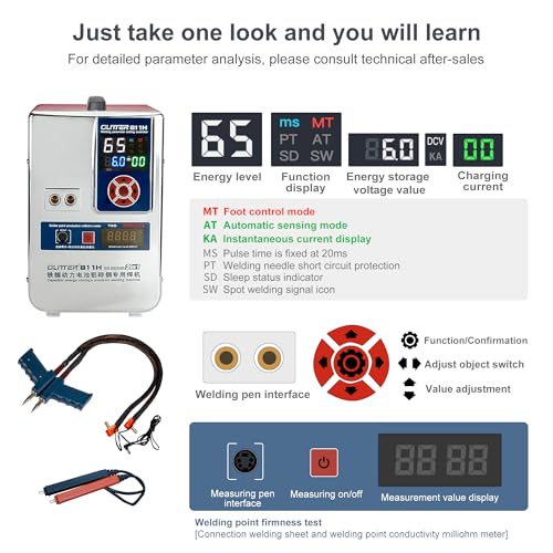 GLITTER 811H Spot Welder & Milliohm Meter