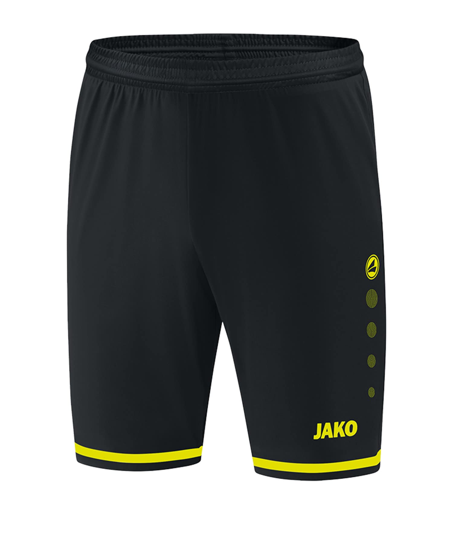 JAKO Striker 2.0 Sport Pants Men's Sport Pants - Black/Neon Yellow, X-Large
