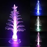 Xiaolanwelc@ LED Fiber Optic USB Multi Color Nightlight Christmas Tree Lamp Light Children Xmas Gift Night Lamp Party Home Decor DC5V #3