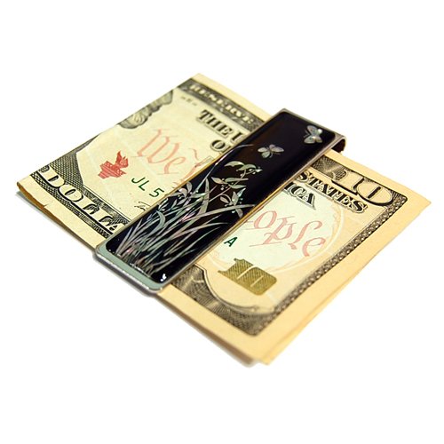 Amazon.co.jp: 螺鈿細工 花柄(蘭) ステンレス製 おしゃれ