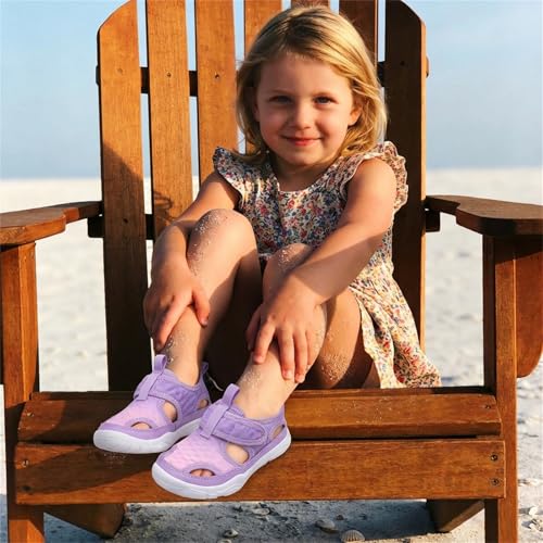 Image of BARERUN Kids Water Shoes Boys Girls Barefoot Aqua Socks for Swim Surf Pool Beach Sport Lightweight Breathable Sandal Athletic Slip-On Sneaker for Toddler Outdoor Indoor