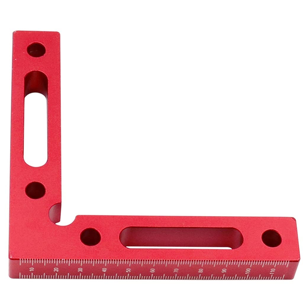 Przyrząd pomocniczy w kształcie litery L 90 stopni 120 x 120 mm kwadratowy kątomierz kątomierz odporny na korozję klips stolarz narzędzia do obróbki drewna