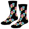 Eiohiuy 67socks Six Seven Ice Cream Drip Funny Number socks meme Christmas stocking stuffing gifts for boys and girls