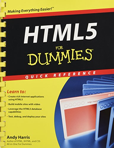 HTML5 For Dummies Quick Reference view 2