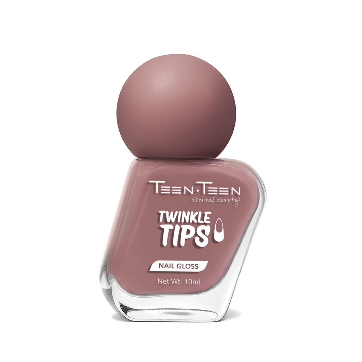 TEEN TEEN Twinkle Tips Gel Nail Color, Matte, Rich Pigment, Shine & Single Stork Nail Polish, Shade-33, 10ml-picture-10