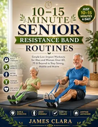 10–15 Minute Senior Resistance Band Routines: Low-Impact Workouts for Men and Women Over 60, 70 & Beyond