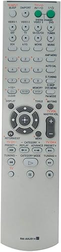 RM-AAU014 Reemplazar el control remoto aplicable para Sony Audio Video Receptor STR-DG710 STRDG710 str-dg710