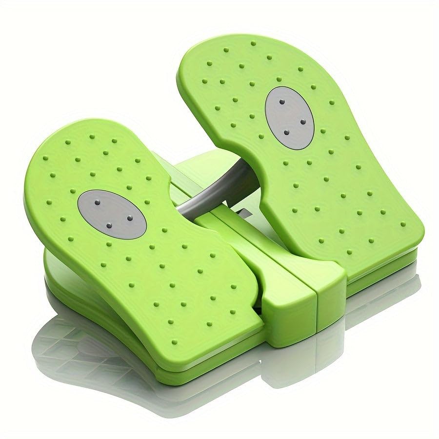 Ubervia 2-in-1 Compact Exercise Stepper & Stretcher Soft Pedal Total Body Workout Machine-image-1