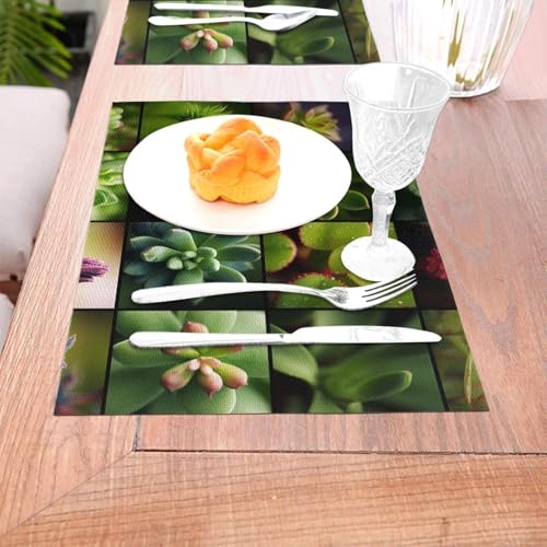 Sets de table tissés anti-chaleur et lavables pour protéger votre nappe