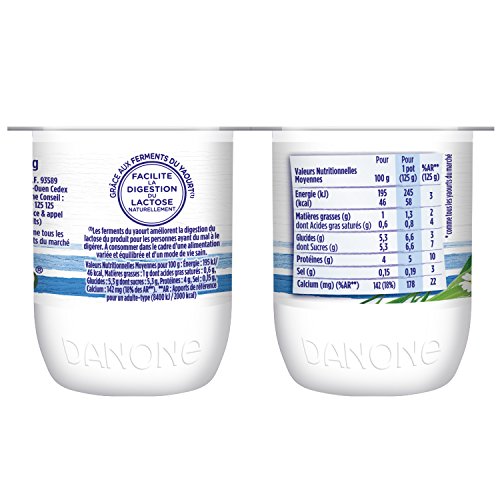 Danone yaourt nature 4x125g - vue 3