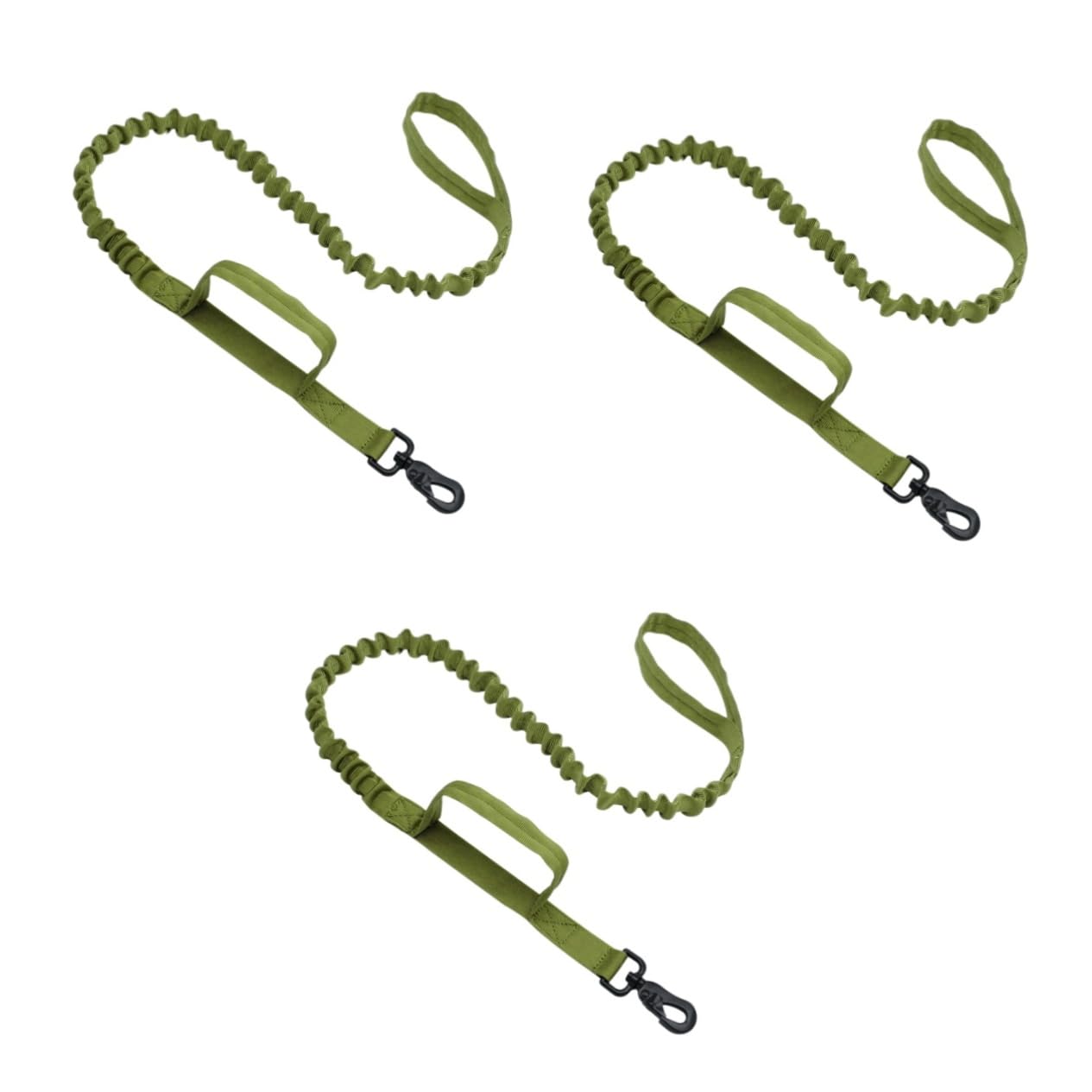 Kisangel 3piezas Correa Ajustable De Nylon Elástica para Perros Correa De Entrenamiento Resistente y para Paseos y Actividades