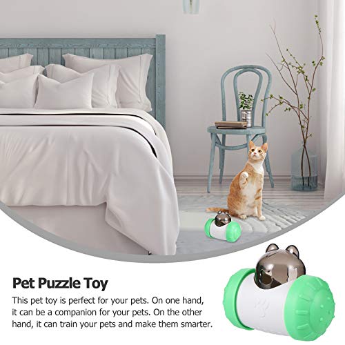TEHAUX Alimentador de quebra-cabeça de animal de estimação Brinquedo de quebra-cabeça de animal de e