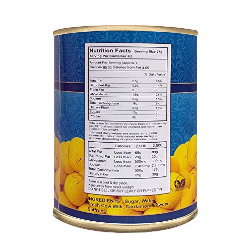 Image of YUVRAJ Sweets Raj Bhog (kesar) combo pack (1 KG X 2)