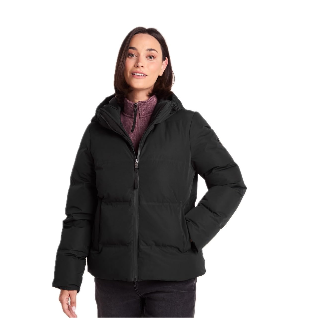 TOG24 Dina Women's Jacket, Heat-Sealed Women's Coat with DWR Coating, Women's Puffer Jacket with Hood, Warm Quilted Jackets For Women