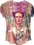 The Little Pueblo Frida Kahlo Graphic Tee Mexican T-Shirt Daft Punk