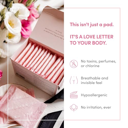 Organic Cotton Sanitary Pads with Wings | Period & Menstrual Pads for Women | Pure, Non-Toxic, Hypoallergenic | Ultra-Absorbent, No Irritation | Healthy Choice for Your Body - 8 pcs Maxi - Image 4