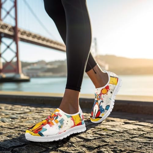 Image of Jeiento Cute Dog Women's Casual Slip On Shoes Loafers Sneakers for Women