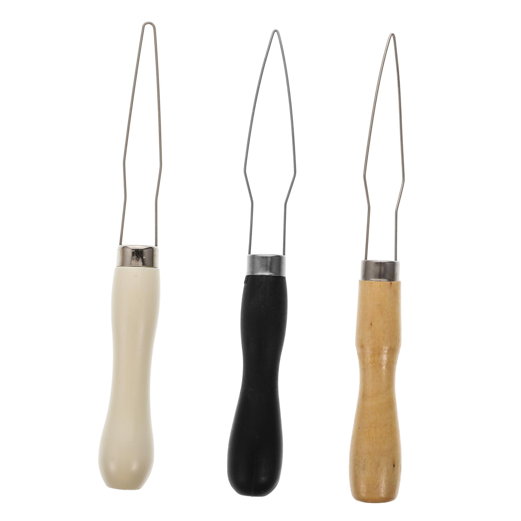 HAPINARY 3pcs Button Threader Snap Button Tool Zipper Helper Grab Handles Zipper Pull Hook Jean Buttons Jeans Buttons DIY Button Hook Button Button Assist Tool Button Puller Plastic