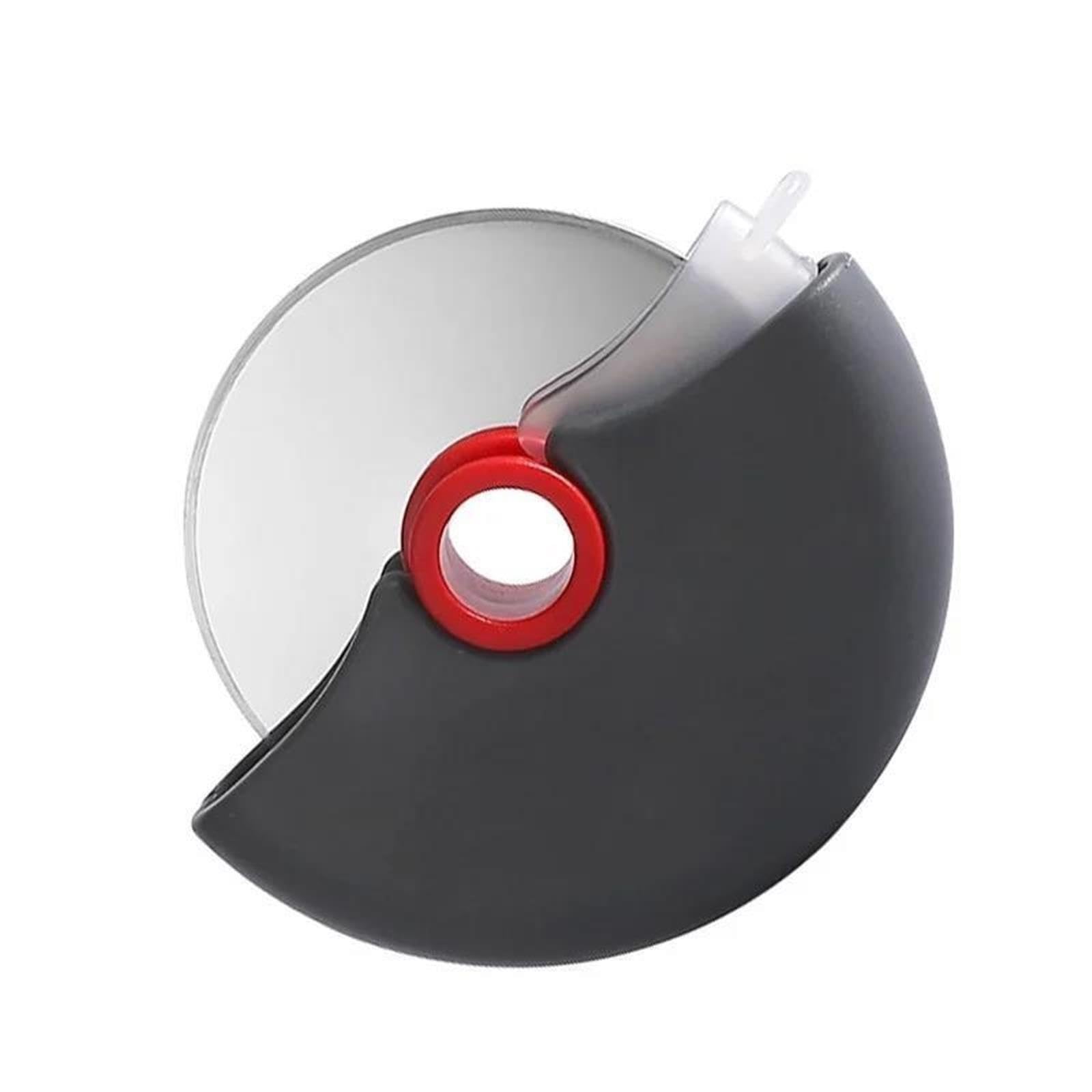 Stainless Steel Wheel Cutter Round Roulette Roller for Cake Bread Pie(Red)