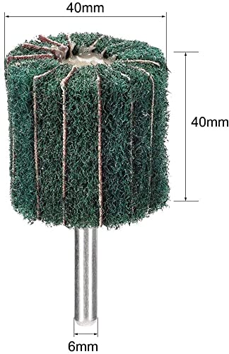 XYWHPGV 1.6 x 1.6 x 1/4 Inch Rod Mounted Flap Wheels Polishing Polishing Wheels 2pcs (4997a ea5fb 676f8 c1f15 77acd d65f6