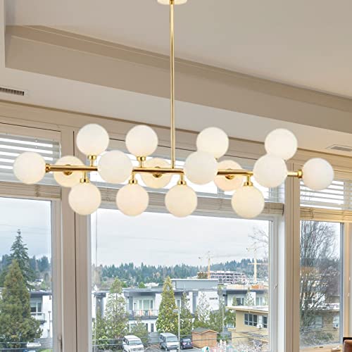 Lustre Magic HEACS or 16 lumières, suspension haut de gamme en verre
