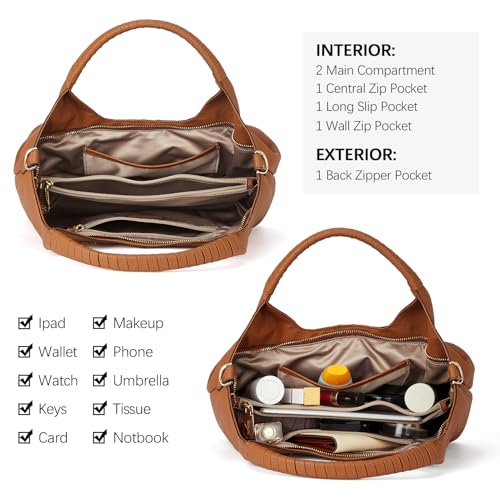 BOSTANTEN Genuine Leather Purses for Women Designer Handbags Crossbody Shoulder Bags Top Handle Satchel with Adjustable Strap3