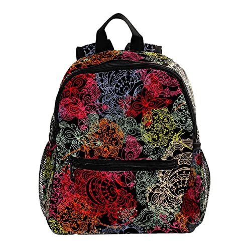 Sac à dos pour enfants avec bretelles confortables motif papillon