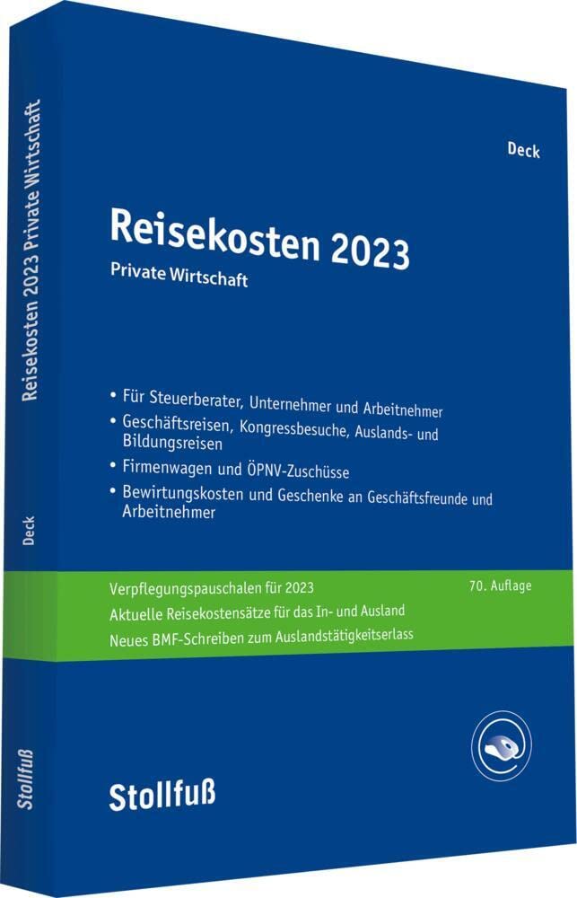 Reisekosten 2023: Private Wirtschaft (Stollfuss-Ratgeber)