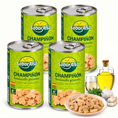 Champiñón Laminado Primera 170 g | 4 Unidades de 170 gr