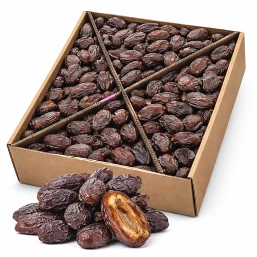 Medjoul - Datteri di alta qualità, 5 kg, 100% naturale, senza aggiunta di zucchero, snack, fonte di energia (5 kg di datteri)
