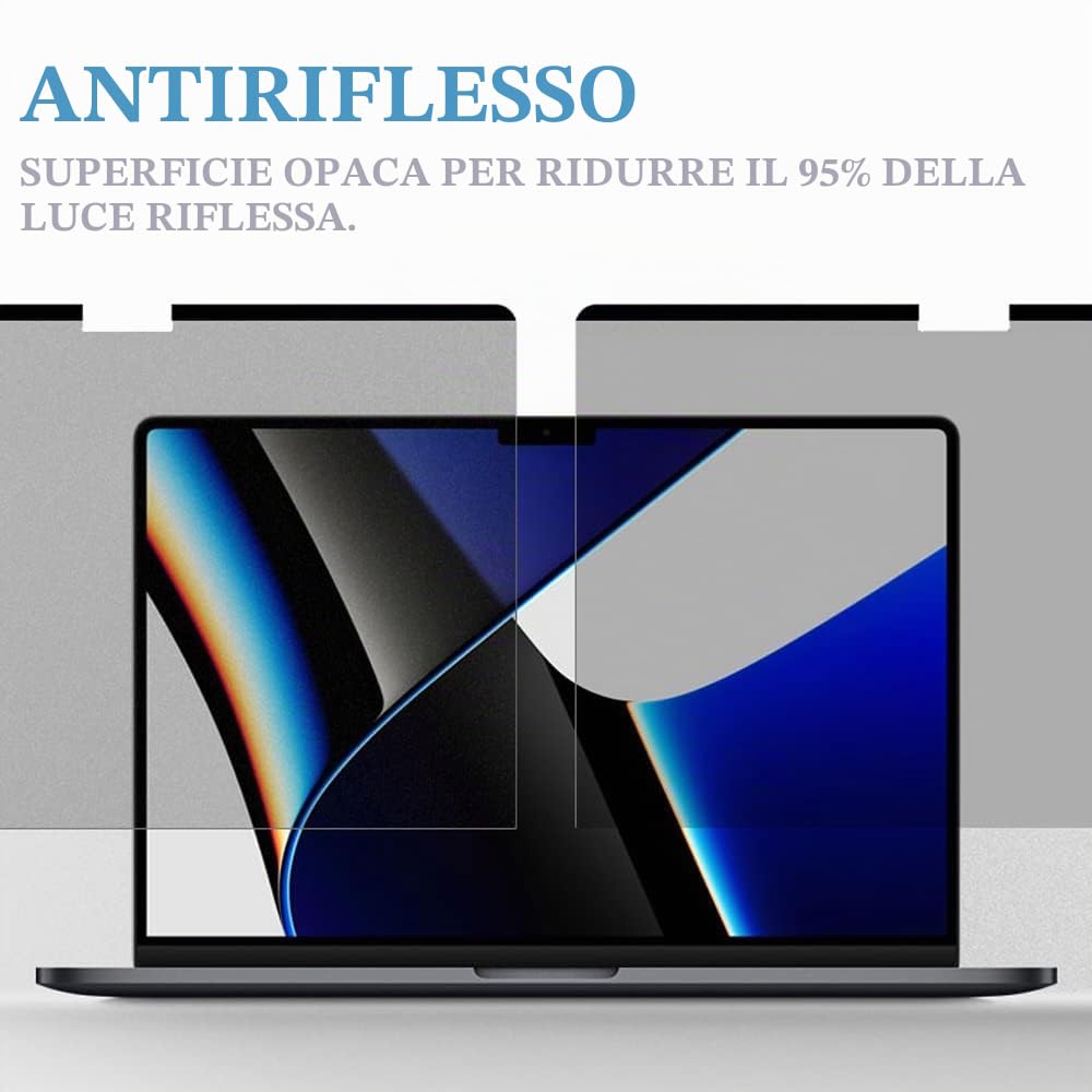 Schermo magnetico per privacy per MacBook Pro 16 pollici (2021, M1 Pro) | Filtro privacy per laptop e protezione antiriflesso