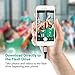 iPhone Flash Drive, RAVPower 64GB 2 in 1 Photo Stick with MFi Charger Cable,Touch ID Encryption,External Storage with iPhone and iPad