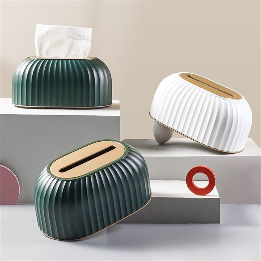 Distributeurs de Mouchoirs Distributeur de mouchoirs Vertical Couleur Pure for Maison, Salle de Bain, hôtel, Bureau Porte Mouchoir(Blanc)