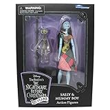 DIAMOND SELECT TOYS The Nightmare Before Christmas Sally & Mummy Boy 25 Years Anniversary Figures
