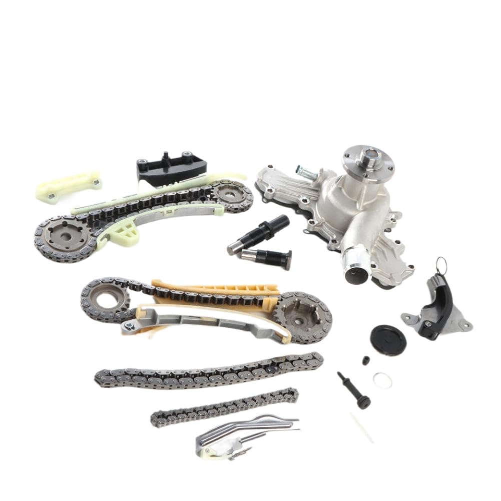DPGKITS Kit catena di distribuzione con ingranaggi e kit pompa acqua compatibile con 4.0L SOHC V6