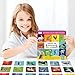 Hebayy 36 Pairs Animal Matching Game, 72PCS Spanish Flashcards 36 Designs Memory Cards Educational Learning Toys for Preschool 4 5 6 Years Old (Each Measures 2” X 2”)