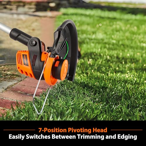 Image of LawnMaster 20VMWGT 24V Max 13-inch Lawn Mower and Grass Trimmer 10-inch Combo with 2x4.0Ah Batteries and Charger