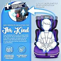 KIDUKU® Kindersitz 9-36 kg (1-12 Jahre) mit Kindersitzunterlage ECE R129/03 – Ansicht 7