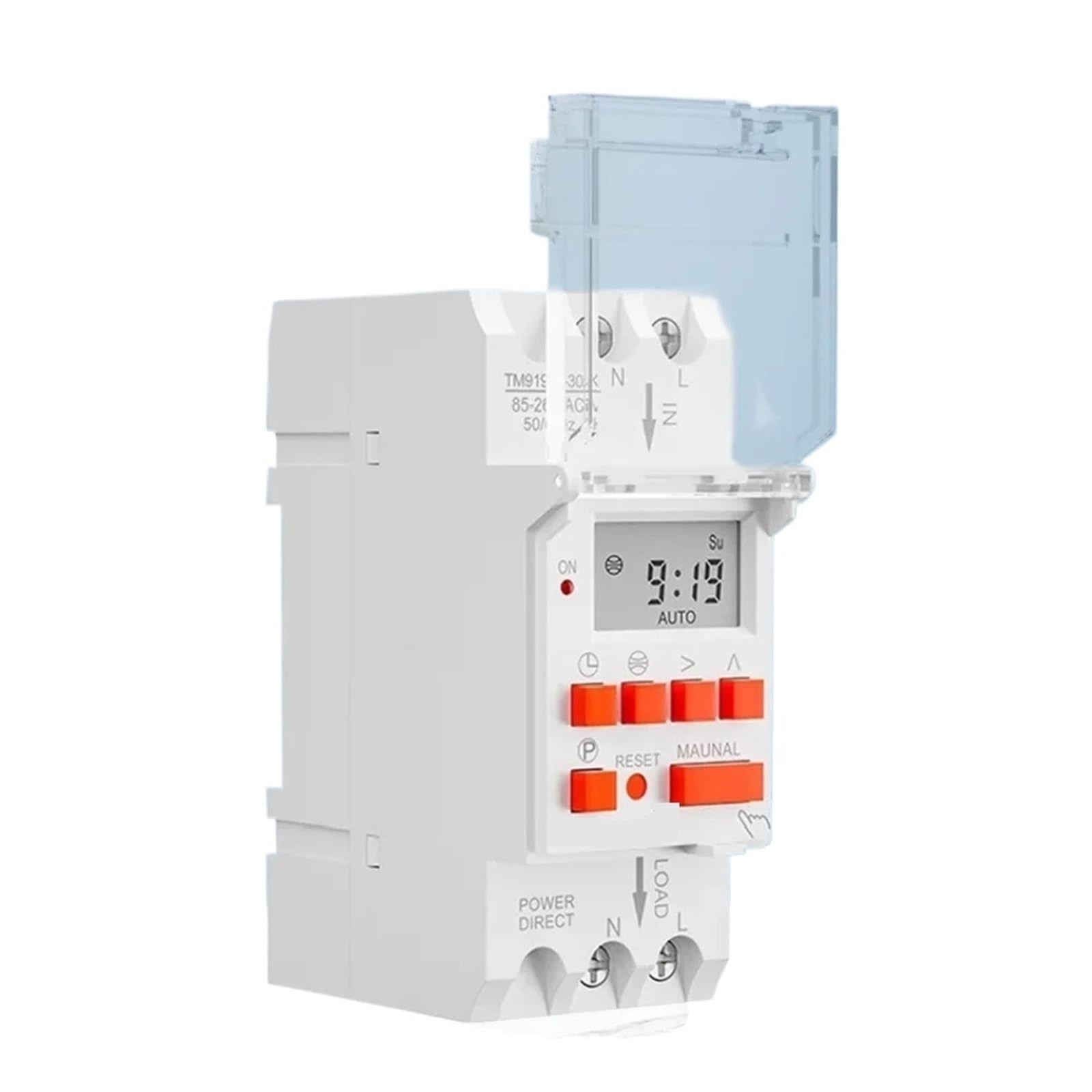 Wide Voltage 85-265V AC Latitude Switch 16A 30A Digital Astronomical Timer Sunset in Latitude and Longitude(16A)