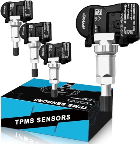 YZHIDIANF All-New TPMS Tire Pressure Sensors for:-Nissan Altima Maxima 2006 2007 2008 2009 2010 2011 2012 Sentra Xterra Pathfinder for:-Infiniti G37 Q45 QX56 407001AA0B 40700-3AN0A Programmed (4pcs)