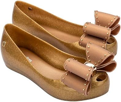 mini melissa Ultragirl Classic Bow Ballet Flats for Kids