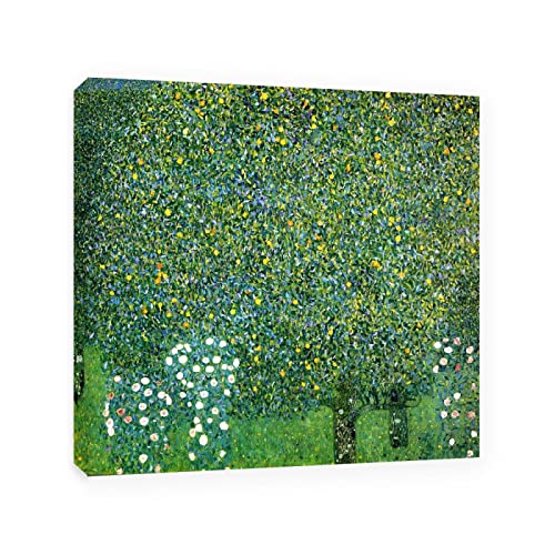 Tableau Gustav Klimt Rosiers sous les arbres cadeau idéal pour pendaison de crémaillère