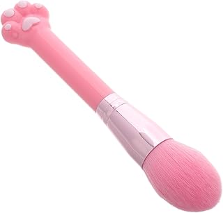 Beavorty Pink Cat Paw Makeup Powder Brush Flu...