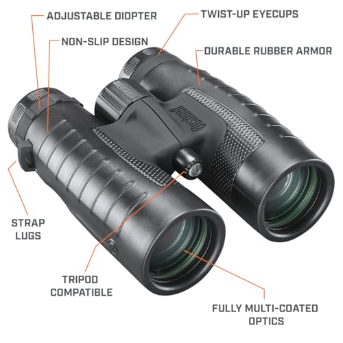 Binoculares Bushnell Trophy XLT 10x42mm Impermeables Negros miniatura 5