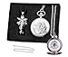 Tiong Retro Silver Quartz Pocket Watch Men Fashion Japanese Anime Full Metal Alchemist Necklace Fob Watches