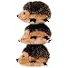 ZippyPaws 3-Pack Squeaky Replacement Burrow Toys for Dogs, Medium, Hedgehogs