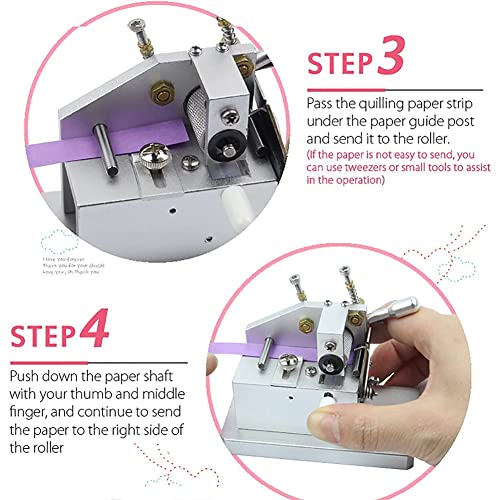 Machine à rouler le papier à pompons pour fleurs 3D précises - 6