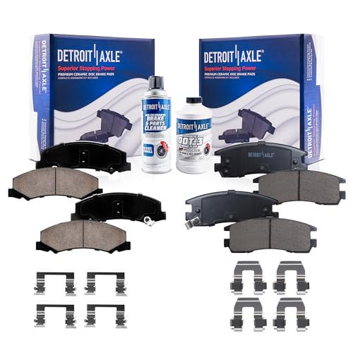 Image of Detroit Axle - Brake Pads for 2006-2010 Chevrolet Impala Monte Carlo